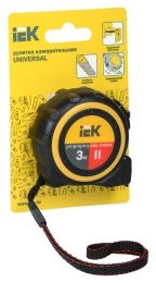 Рулетка строительная IEK Universal,  3м x16мм [tir10-1-003]