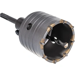 Коронка по бетону РемоКолор в сборе, хвостовик SDS PLUS, М22, 68 мм 36-7-768