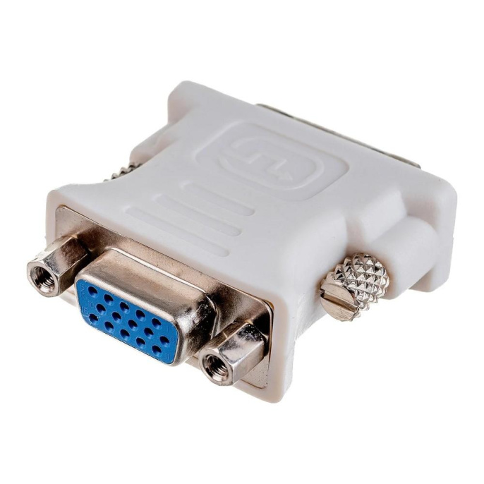Переходник DVI-I-VGA Cablexpert A-DVI-VGA, 29M/15F, пакет