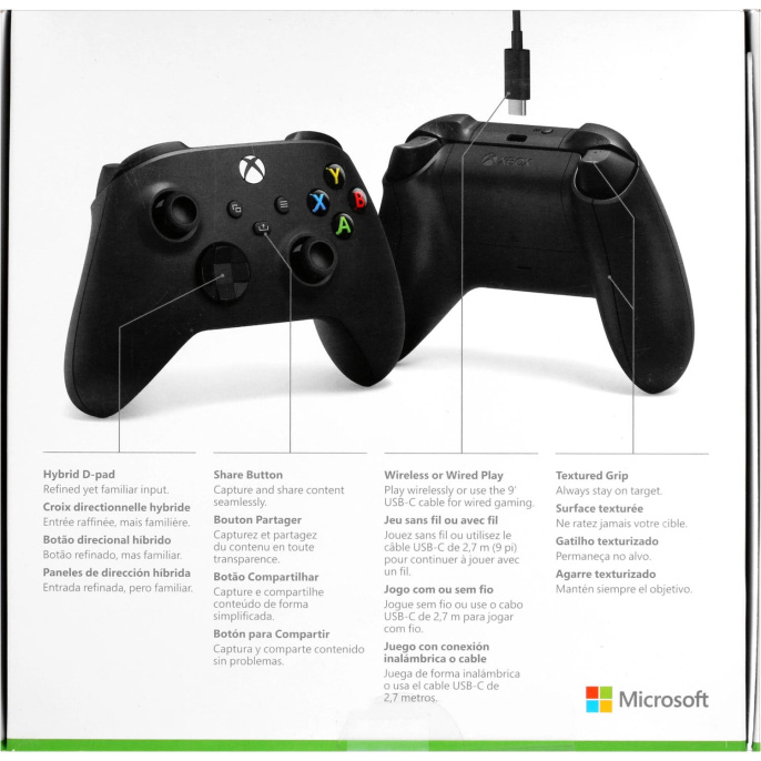 Геймпад Microsoft Xbox Wireless Controller Black 1V8-00004