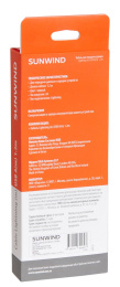 Кабель SUNWIND Lightning (m) -  USB (m),  1.2м,  2A,  черный