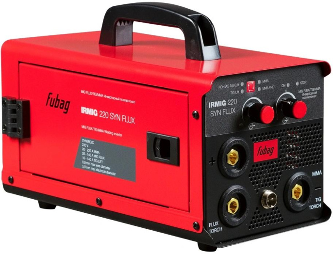 Сварочный полуавтомат Fubag IRMIG 220 SYN Флюс инвертор ММА/FLUS 11.3кВт (46652)