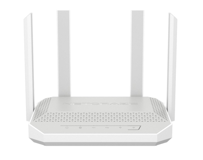 Маршрутизатор/ Netcraze Giga Мультигигабитный интернет-центр с Mesh Wi-Fi 6 AX3000, Smart-коммутатором 1?2.5G/SFP и 4?1G, многофункциональными портами USB 3.0 и 2.0 Netcraze Giga NC-1012