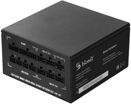 Блок питания BLOODY BD-PS1000G, 1000Вт, 80 PLUS GOLD, 140мм, черный, retail [bd-ps1000g-m]
