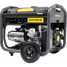 Бензиновый трехфазный генератор Inforce (8,5 кВт при 400/230В; эл.стартер; ATS; колёса и ручки) GL 8500E-3D