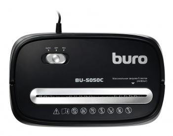 Уничтожитель бумаг Buro Home BU-S050C,  P-3,  5х35 мм, 5 лист. одновременно, 13л