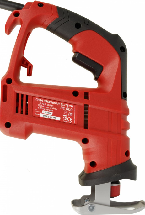 Сабельная пила Elitech ПС 500 500Вт 2350ход/мин 178316
