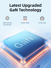 Сетевое зарядное устройство CABLETIME G120W CT-GAN120-PW GaN PD3.1 3C1A 120 Вт, белый