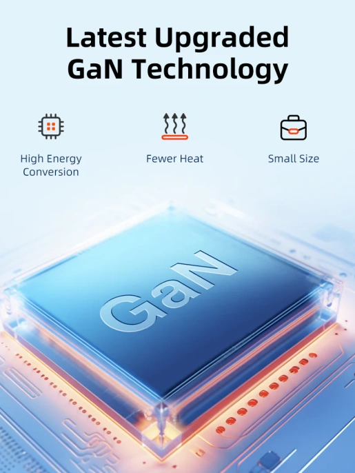 Сетевое зарядное устройство CABLETIME G120W CT-GAN120-PW GaN PD3.1 3C1A 120 Вт, белый