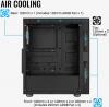 Корпус ATX Aerocool Python-G-BK-v1, Midi-Tower, без БП, черный