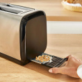 Тостер Tefal Express Metal TT5S1DE0, серебристый/черный [7211419524]
