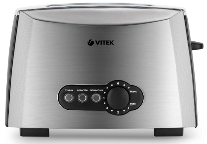 Тостер Vitek VT-7162, серый