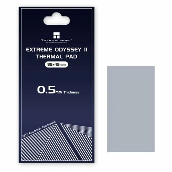 Термоинтерфейс Thermalright Extreme Odyssey II Thermal Pad, размер 85x45 мм,толщина 0.5 мм ODYSSEY-II-85X45-0.5