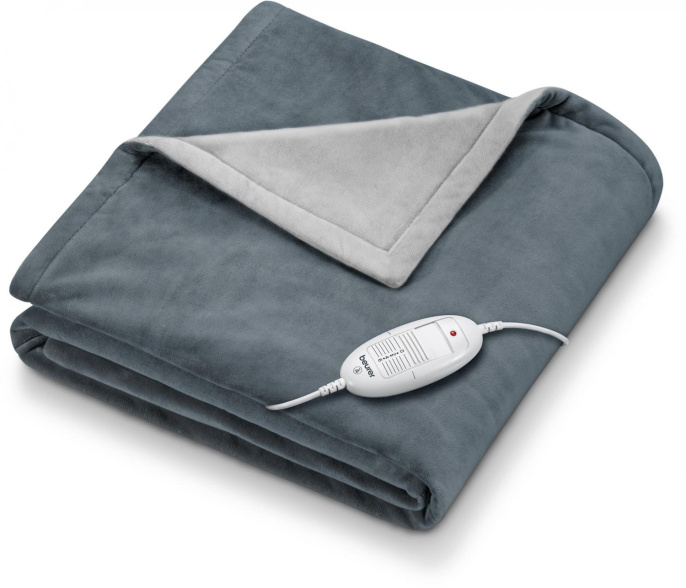 Электрическое одеяло Beurer HD75 Dark Grey, для тела,  100Вт