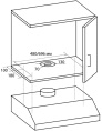 Вытяжка каминная Nordfrost AS 6040 X нержавеющая сталь управление: кнопочное 1 мотор