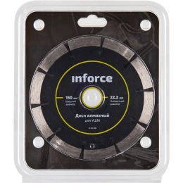 Диск алмазный по бетону (150х22.2 мм) для УШМ Inforce 11-01-510