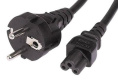Кабель питания Buro BU-PCAB-1.8-3PIN, IEC C5 3-pin - Евровилка, 1.8м