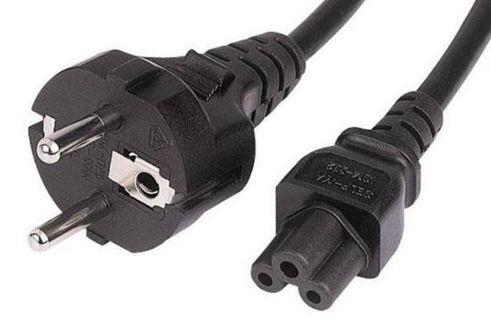 Кабель питания Buro BU-PCAB-1.8-3PIN, IEC C5 3-pin - Евровилка, 1.8м