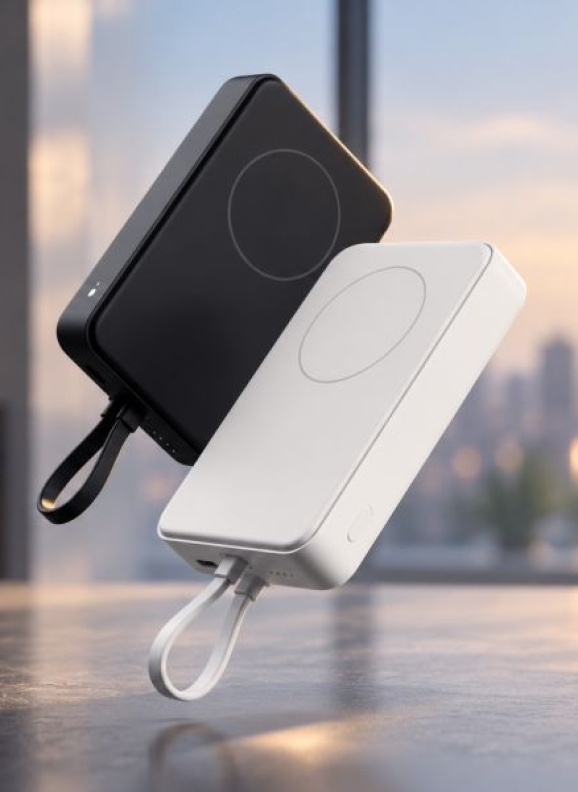Пауэрбанк Xiaomi Magnetic Power Bank 10000: встроенный кабель и беспроводная зарядка Qi 2.2