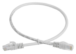 Патч-корд ITK вилка RJ-45,  вилка RJ-45,  кат.5E,  ПВХ,  1м,  серый [pc01-c5eu-1m-g]