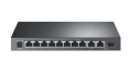 TP-Link TL-SG1210PP Настольный коммутатор с 9 гигабитными портами 6 портов PoE+, 2 порта PoE++ и комбинированным гигабитным портом RJ45/SFP
