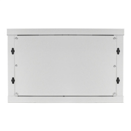Шкаф телекоммуникационный 19" настенный 6U ExeGate EC-WM-6U.600.G.GREY 19”, 6U, 600x600x370mm ШхГхВ , передняя дверь закаленное стекло, съемные боковые панели, пыле- и влагозащита IP23, светло-серый RAL 7035 EX298600RUS