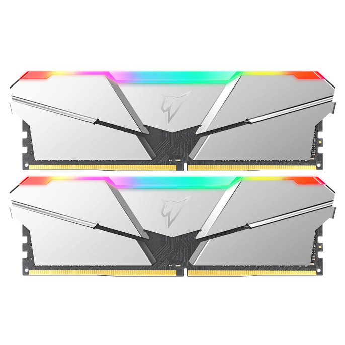 Оперативная память NETAC Shadow NTSRD4P32DP-16SC DDR4 - 2x 8ГБ 3200МГц, DIMM, Silver, Ret