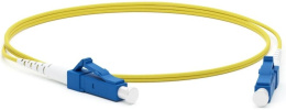 Патч-корд Hyperline FC-S2-9-LC/UR-LC/UR-H-1M-LSZH-YL FC-S2-9-LC/UR-LC/UR-H-1M 1x9/125 OS2 LC simplex-LC simplex 1м LSZH желтый