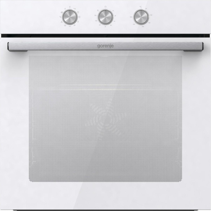 Духовой шкаф электрический Gorenje BO6725E02WG, 77л, дверца с 2 стеклами, белый