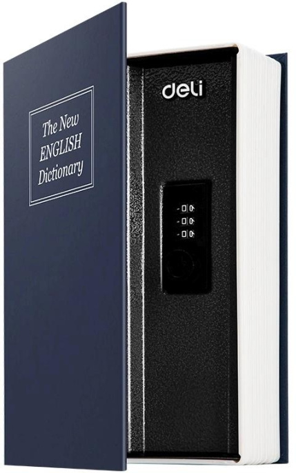 Сейф-книга Deli ET647 240x155x55мм механический