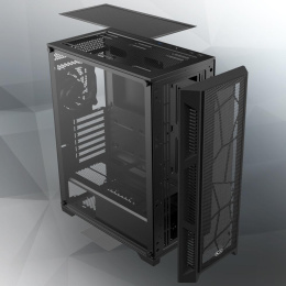 Корпус без блока питания/ Case Raijintek ARCADIA III-ST, Midi-Tower, 1x120mm, 1xUSB-A 3.0 + 2xUSB 2.0, ATX, mATX, mITX Black (0R20B00231)