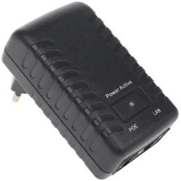 Инжектор питания ORIENT SAP-48POE 1A, PoE 48W, AC 100-240V/ DC 48V, 1.0A, вход: RJ45 LAN 10/100, выход: RJ45 PoE тип B 4/5+,7/8- , совместим с оборудованием PoE IEEE 802.3af, 30428