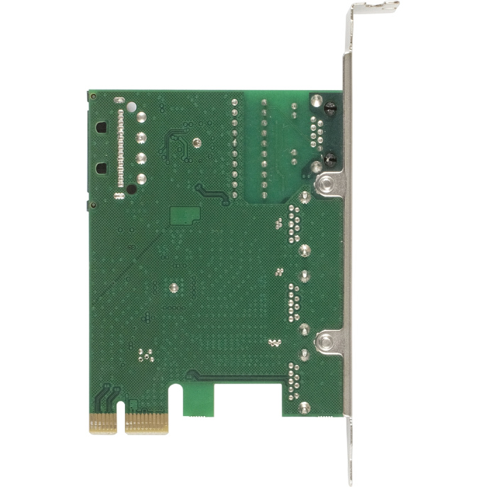Контроллер сетевой ExeGate EXE-361 PCI-E x1 v2.0, LAN UTP 1000Mbps + 3*USB3.0 ext., разъем доп.питания, Chipset VL805 + RTL8153B EX283714RUS