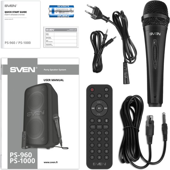 Колонка для вечеринок Sven PS-960 черный SV-023263