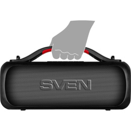 Портативная колонка SVEN PS-360, черный 24 Вт, Waterproof IPx5 , TWS, Bluetooth, FM, USB, 3000мА*ч SV-021740