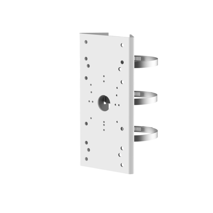 Крепление на столб IFLOW F-AY10003, цвет — белый, материал — нержавеющая сталь, размер — 127x46x250мм