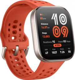 Смарт-часы AMAZFIT Bip 6 A2435, 1.97", красный/серый [6970100377880]
