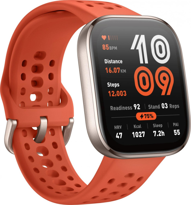 Смарт-часы AMAZFIT Bip 6 A2435, 1.97", красный/серый [6970100377880]