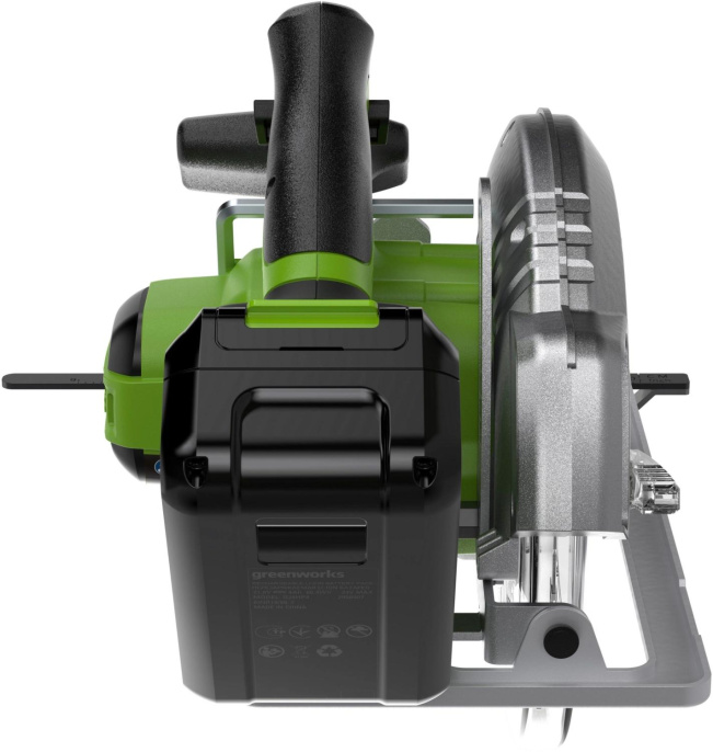 Циркулярная пила дисковая Greenworks GD24CS ручная D диска.:185мм 1500907CUB