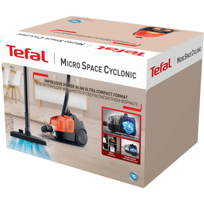 TEFAL TW3235EA Пылесос, контейнер, оранжевый