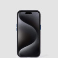 Чехол Piquadro для Apple iPhone 15 Pro Blue Square черный AC6438B2/N