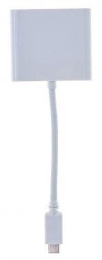 Адаптер Buro USB Type-C (m)/HDMI (f)/USB 3.0 A (f) 0.1м. белый (BHP RET TPC-HDM)