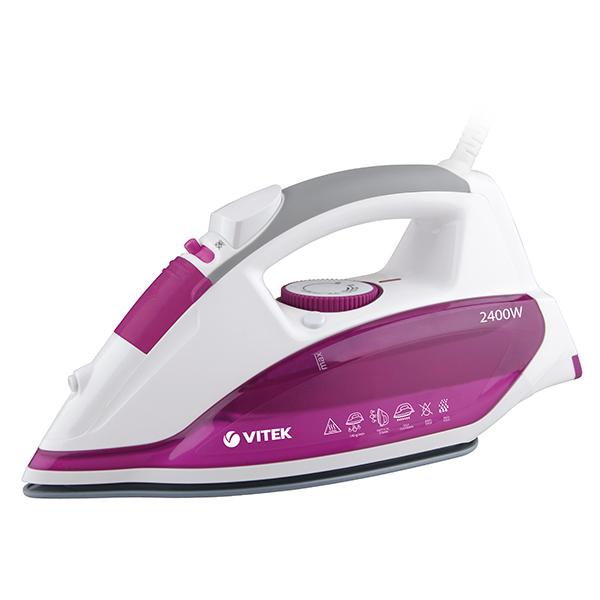 Утюг Vitek 1262-VT-02, 2400Вт, фиолетовый/белый [1262-vt-01]