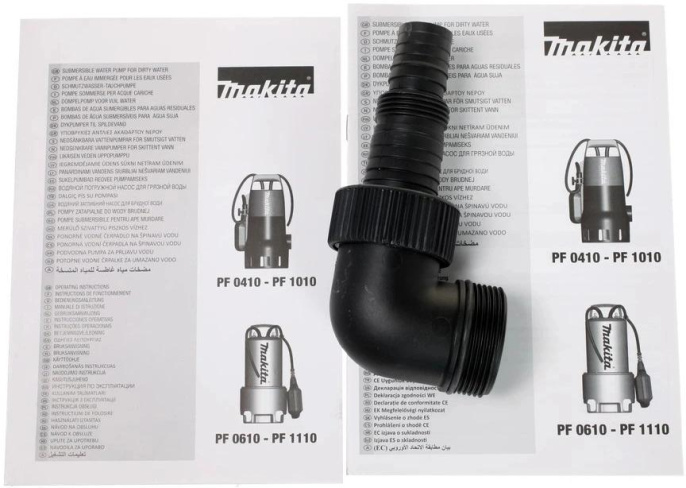 Насос дренажный Makita PF1010 1100Вт 14400л/час центробежный