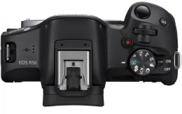 Беззеркальный фотоаппарат Canon EOS R50 kit RF-S 18-45mm IS STM , черный [5811c012]
