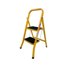 Стальная стремянка LadderBel 2 ступени с антискользящим покрытием, манго STR-ST-2WSRM-OR