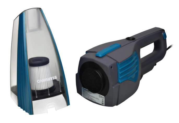 Ручной пылесос (handstick) StarWind SCH1250, 1000Вт, бирюзовый/серый