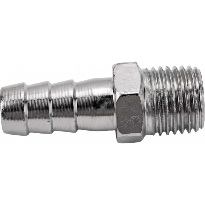 Штуцер елочка 10 мм - наружная резьба 1/4" Pegas pneumatic 4003