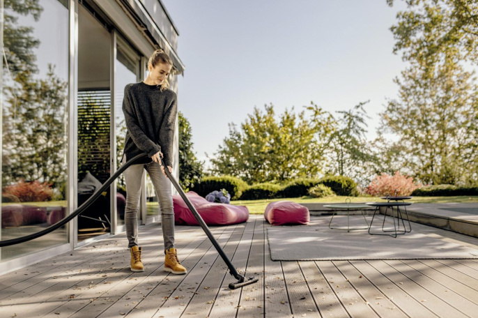 Строительный пылесос Karcher WD 2 Plus S V-15/4/18, желтый [1.628-050.0]