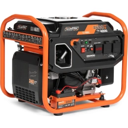 Бензиновый генератор Daewoo GDA 4600Ei, 220 В, 4.6кВт, с АКБ